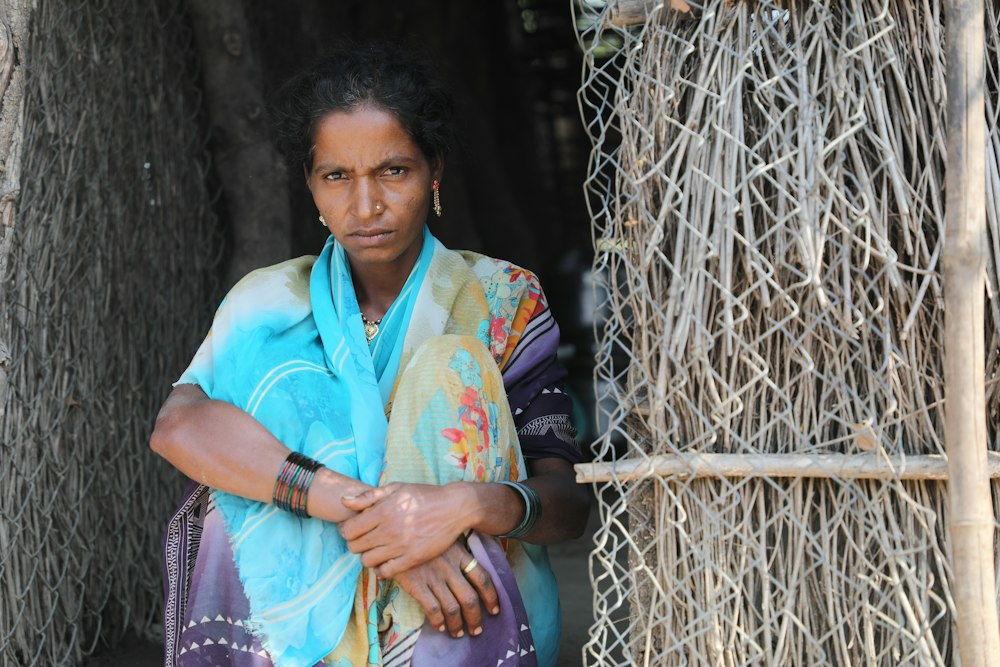 Woman working in the field